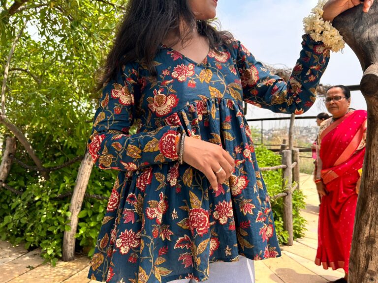 Mehak – Handblock Printed soft Kurti