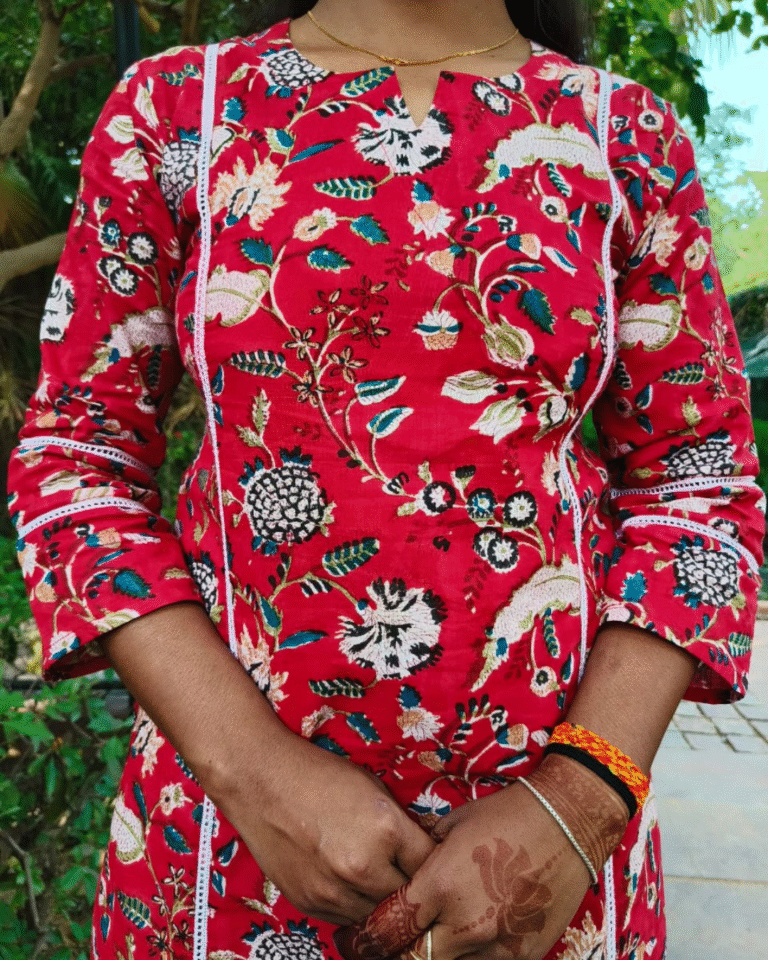 Stitched Kota dupta suit set