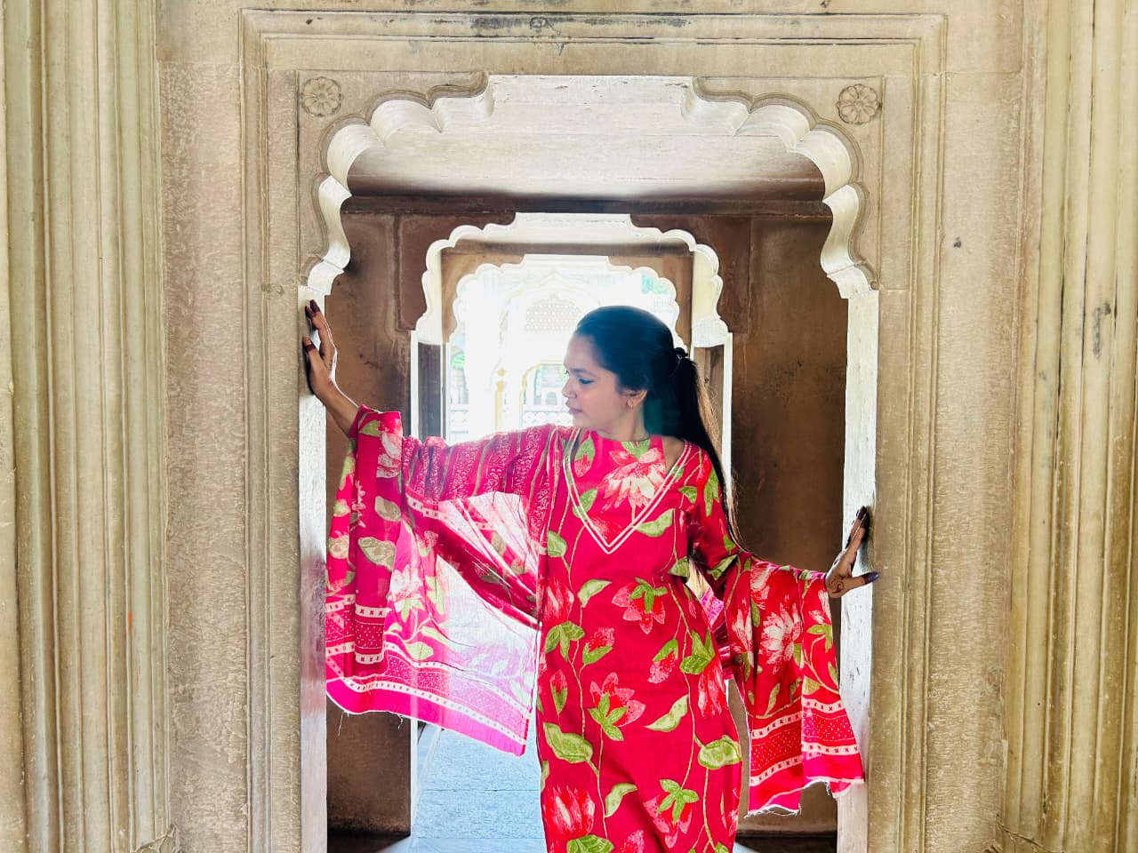 Stitched Cotton Suit