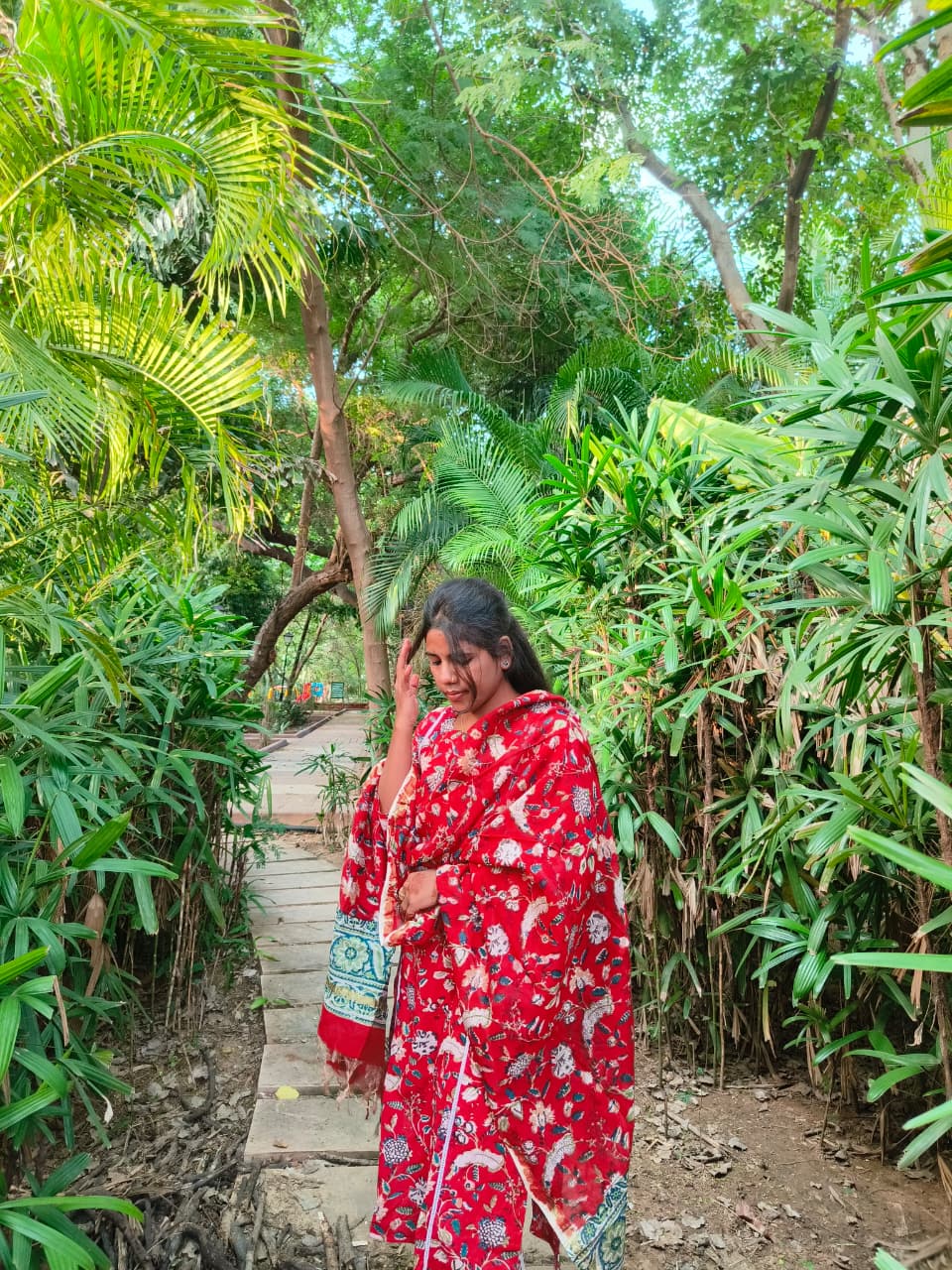 Stitched Chanderi Slik Dupta Suit Set